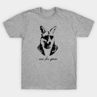 Zero fox given black T-Shirt